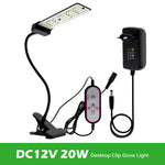 Grow Light LED Full Spectrum 12V Phytolamp Dimmable Timing Lamp