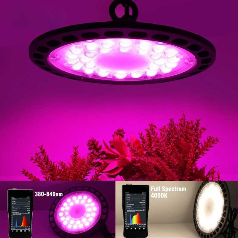 UFO LED Grow Light Full Spectrum Phyto Lamp 100W 150W 200W Waterproof Phytolamp