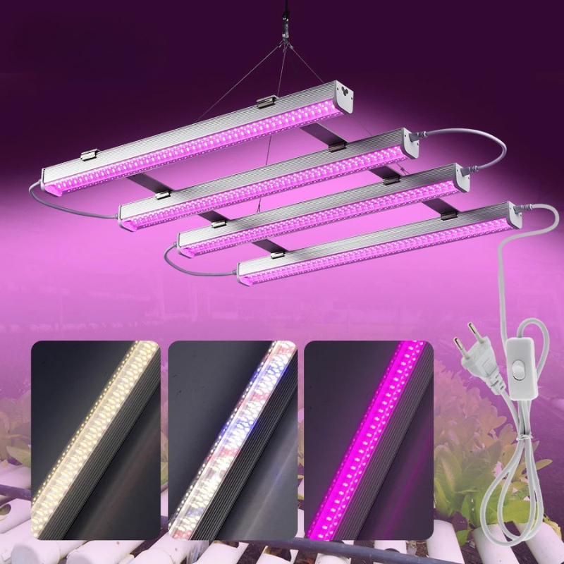 4pcs LED Grow Light Full Spectrum LED Bar Light