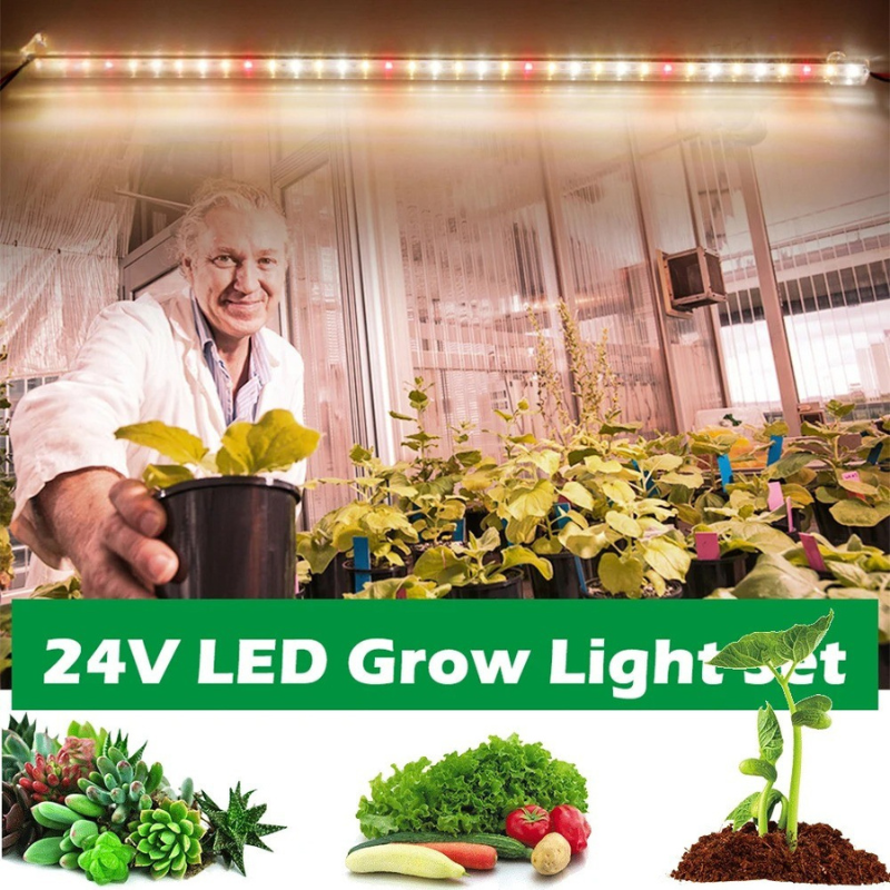 Grow Bar Light 24V 7W LED Tube for Indoor Plants Phytolamp